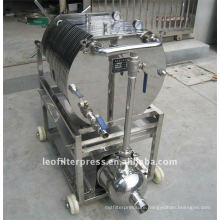Leo Filter Press Oil Filtering Testing Stainless Steel Plate and Frame Filter Press